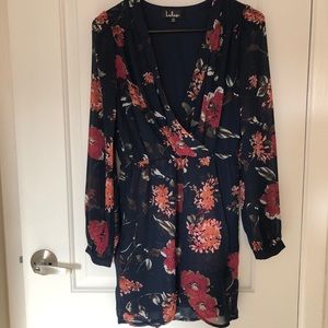 LuLu’s Floral Long Sleeve Dress
